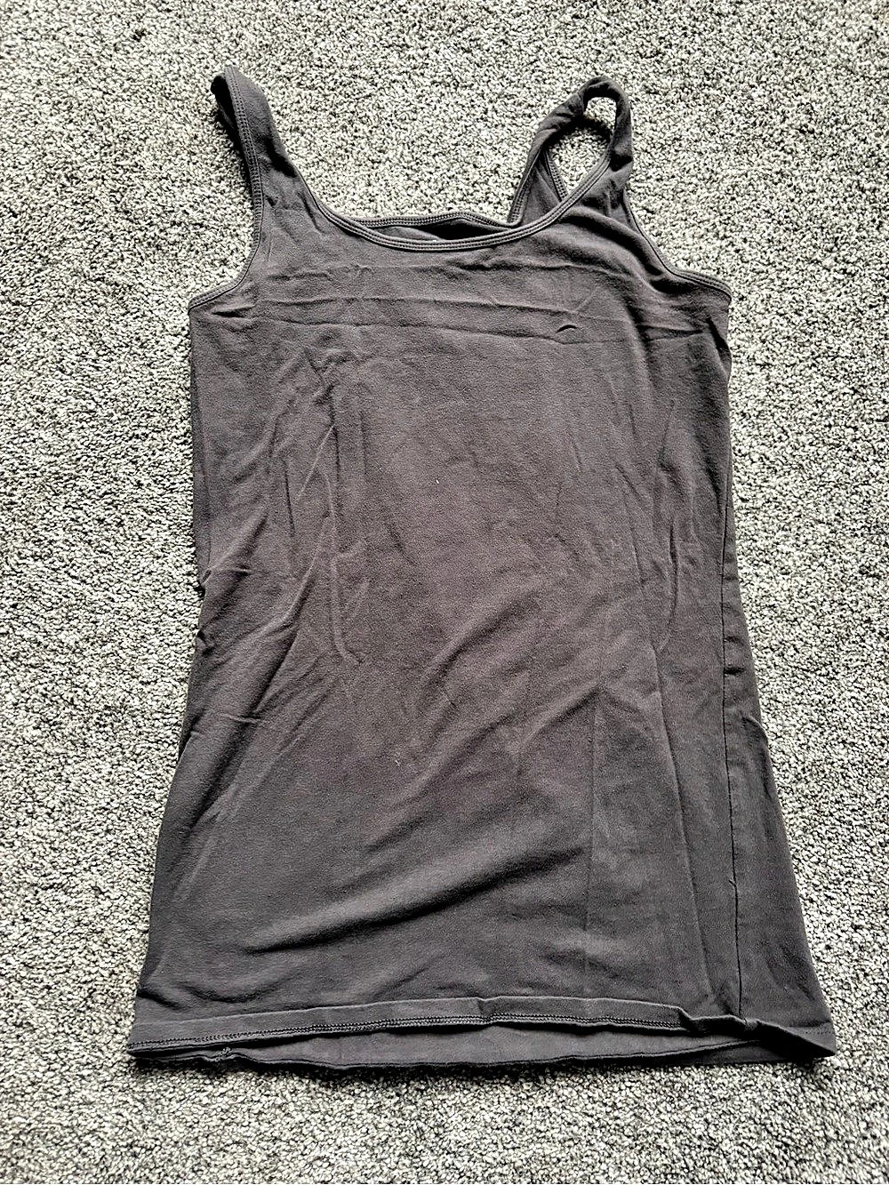 Duluth Trading Co. Gray Cotton Tank Top